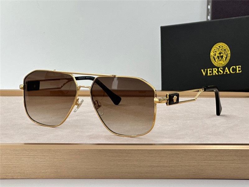 Versace VE1287 59mm Pilot Unisex Sunglasses ✨