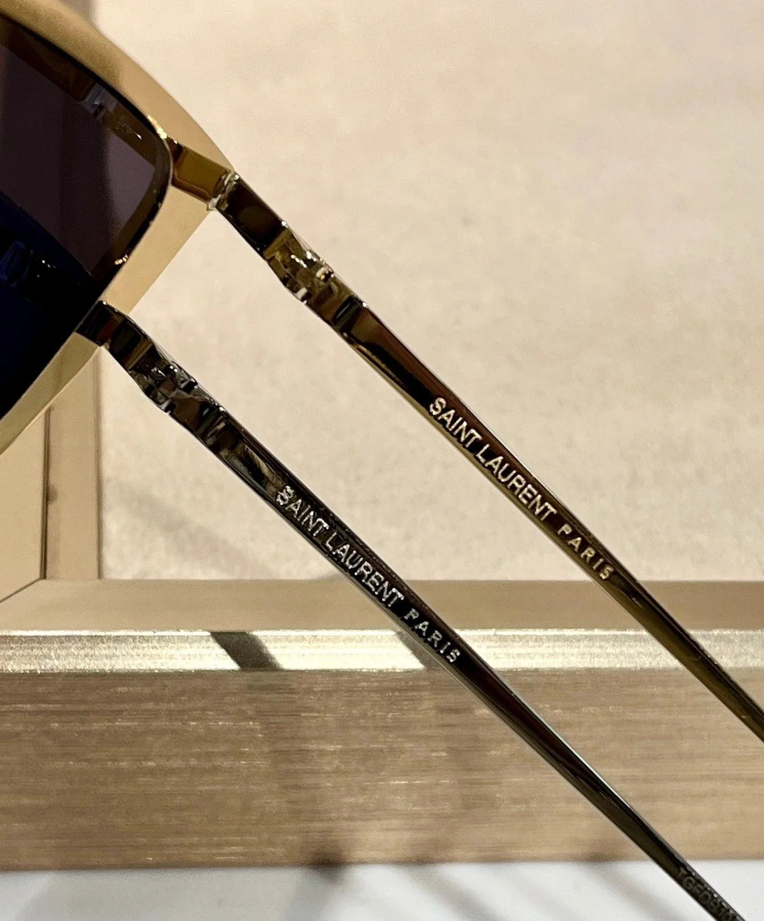 Saint Laurent SILVER-GOLD SL 605 LUNA’ Sunglasses✨