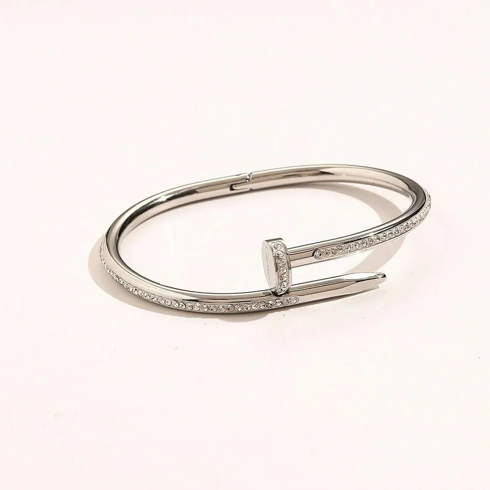 Cartier 18K Gold Plated Jewelry Juste Un Clou Bracelet yellow rose silver ✨