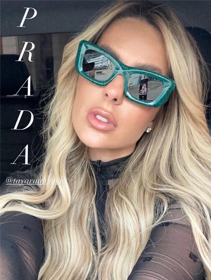 PRADA Cat-Eye Logo-Plaque Sunglasses 60mm- 7STYLE