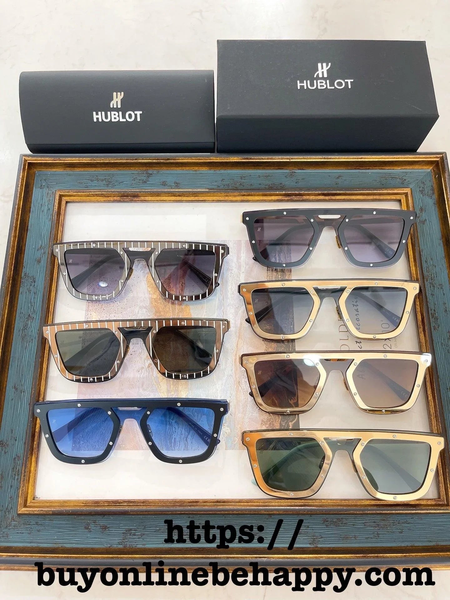 2024 HUBLOT H005 Grey-Gold-Black with Light Mirror Zeiss Lenses🔱