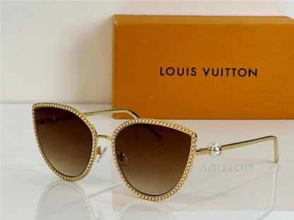 Louis Vuitton Z1995U LV Pearl Cat Eye Sunglasses✨