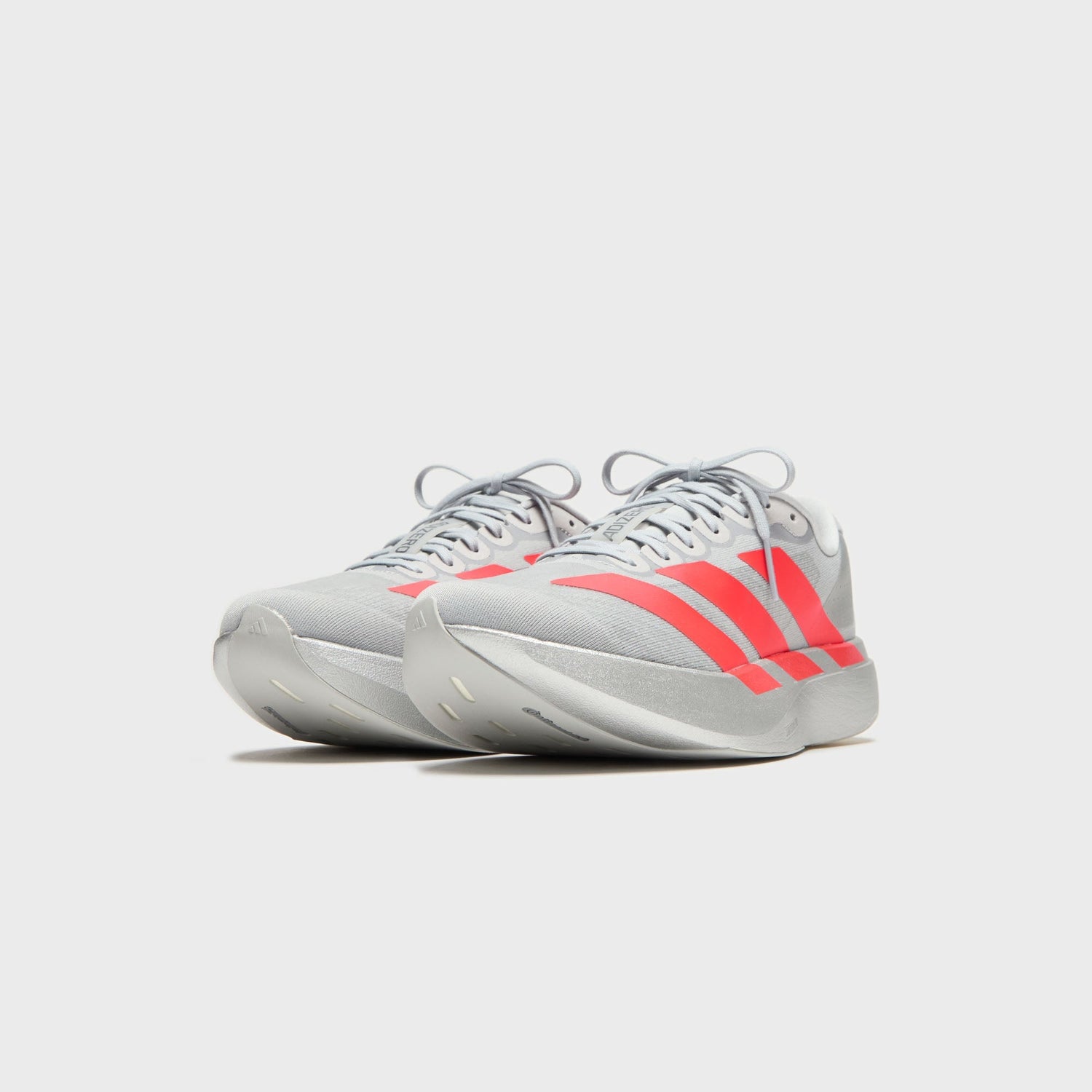 adidas Adizero EVO SL - Silver Metallic / Lucid Red / Iron Metallic