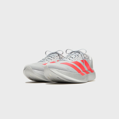 adidas Adizero EVO SL - Silver Metallic / Lucid Red / Iron Metallic