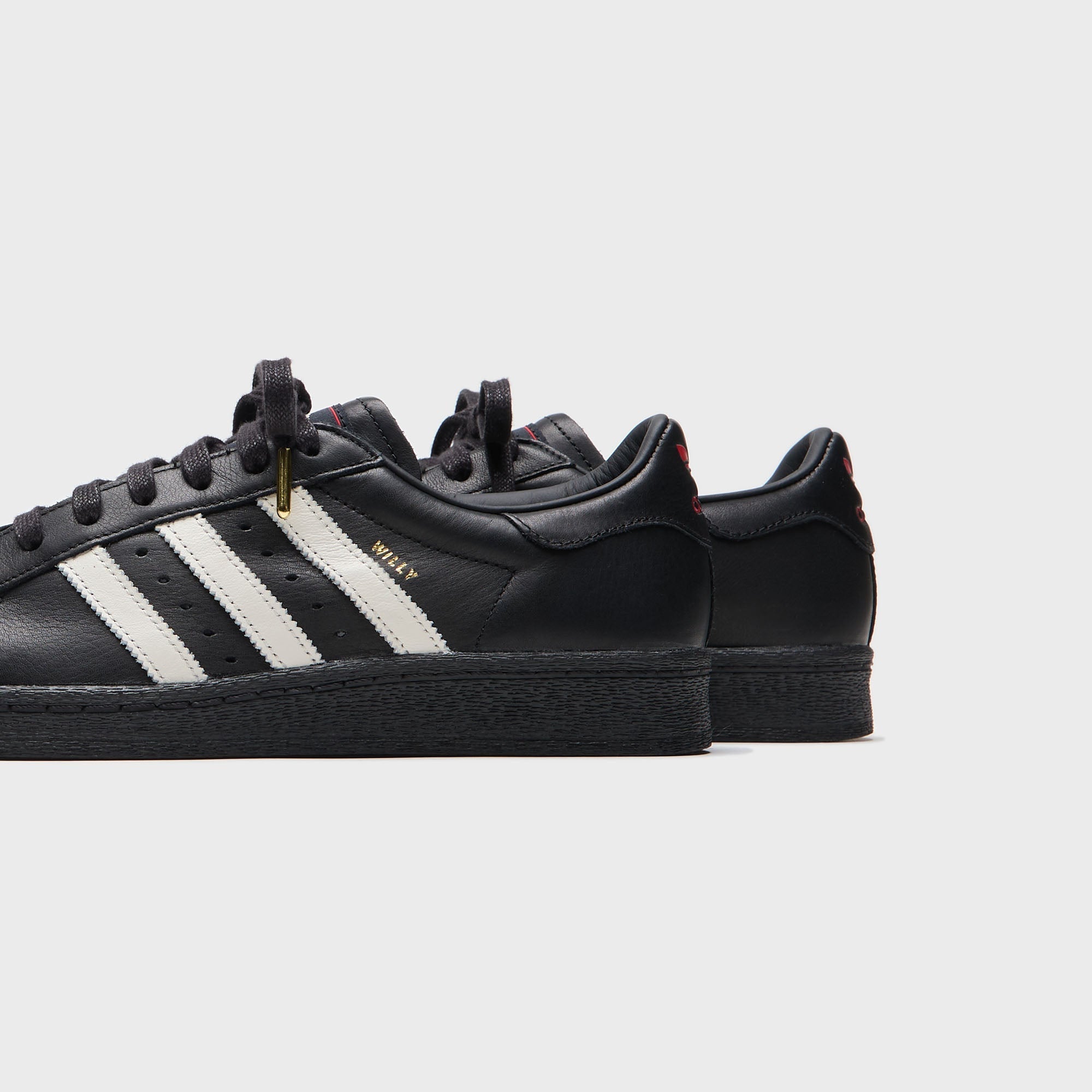 adidas x Willy Chavarria Superstar - Core Black / Off White / Red