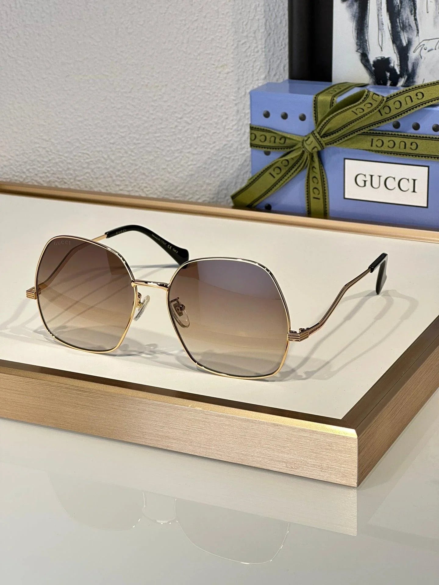 Gucci Over Size GG 0972S 2024 Women's Sunglasses ✨