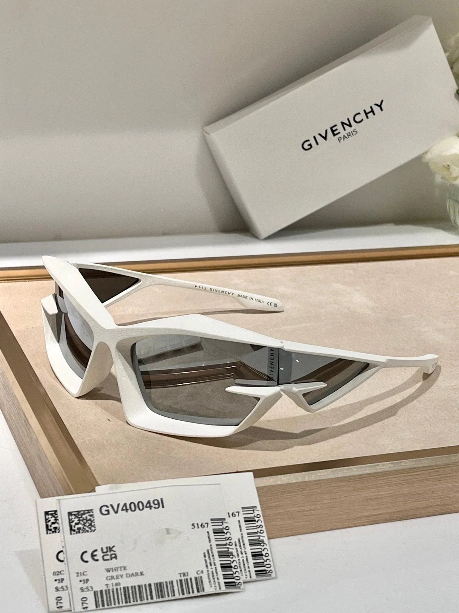GIVENCHY GV 40049I 02A MASK Sunglasses -  8 Colors✨