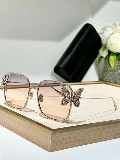 DIOR DiorFantastica S1U Square Sunglasses with Swarovski® Crystals 💎