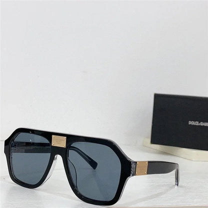 Dolce &amp; Gabbana Eyewear pilot-frame logo-plaque Sunglasses ✨