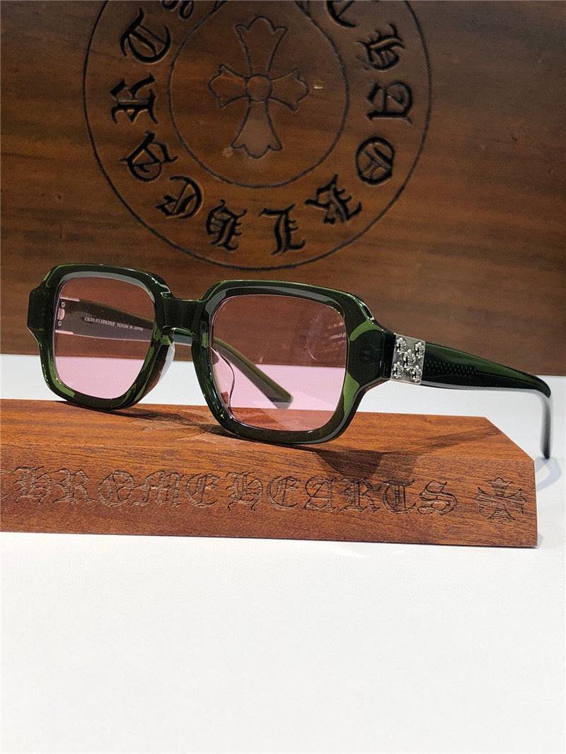 Chrome Hearts TV PARTY matty boy square-frame tinted sunglasses🔱