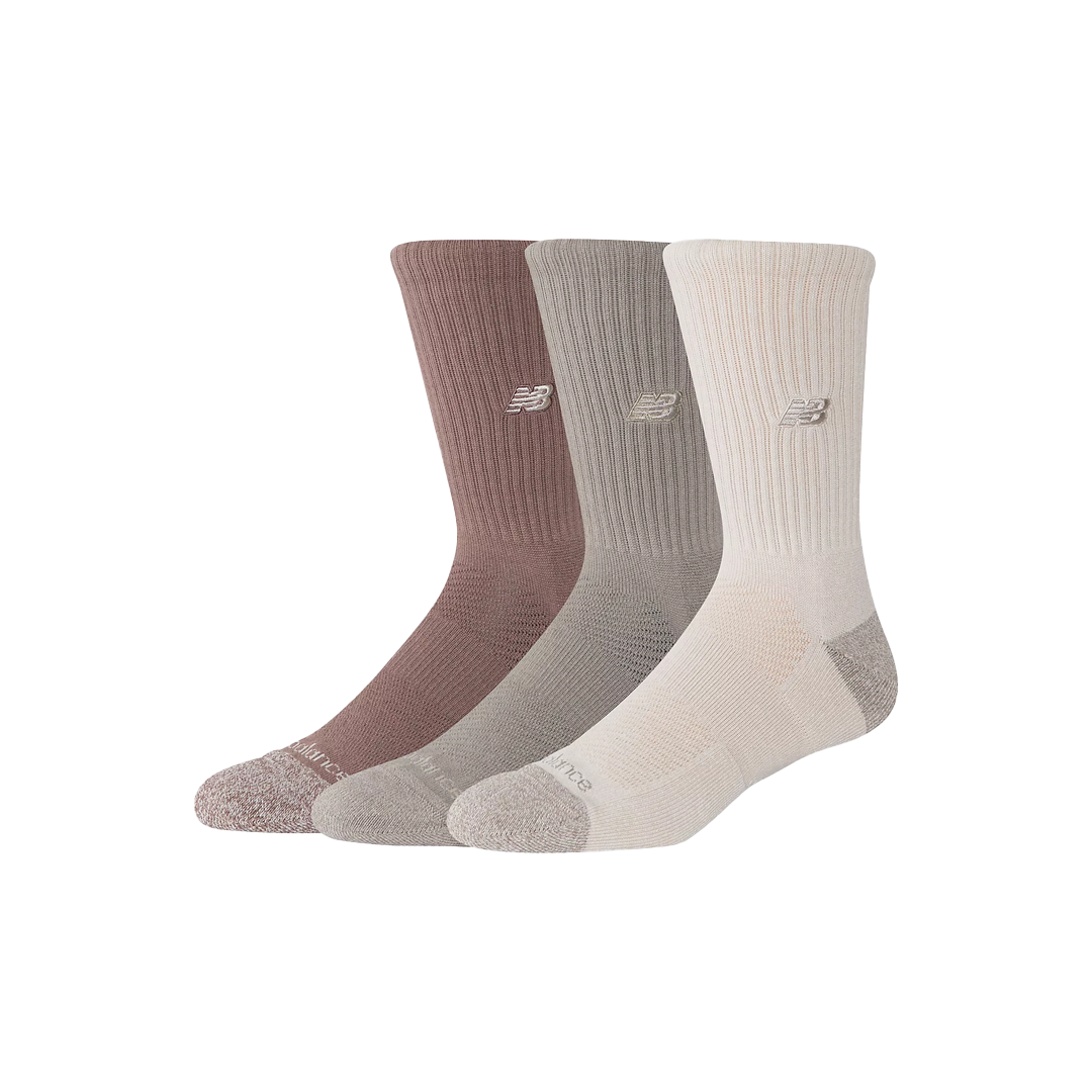 ACTIVE PREMIUM CREW 3 PACK LINEN/ARID STONE