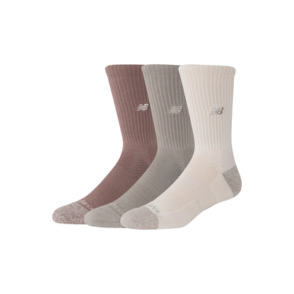 ACTIVE PREMIUM CREW 3 PACK LINEN/ARID STONE