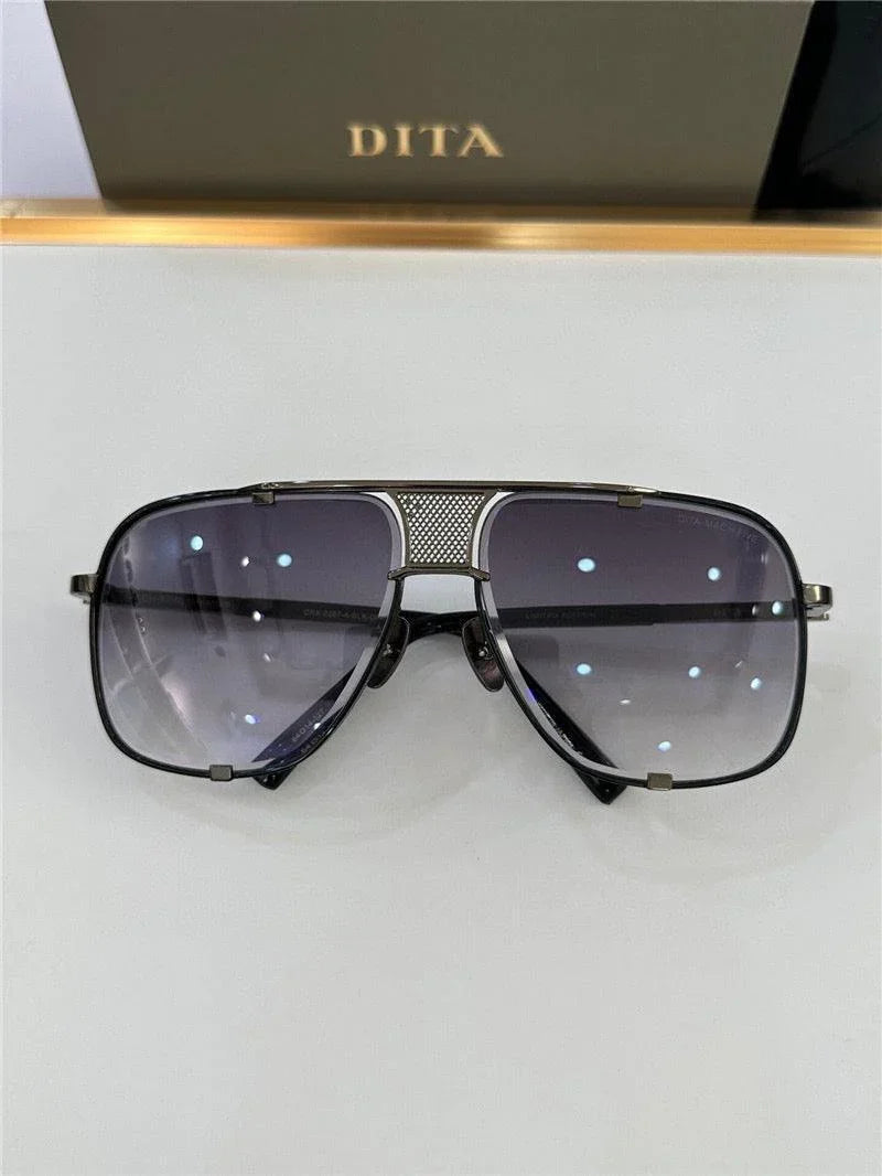 DITA MACH-FIVE Rose Gold-Gold-Brown Unisex Clear Sunglasses 🔱