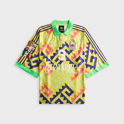 adidas x Willy Chavarria All Over Printed Goalkeeper Jersey - Solar Lemon / Pure Purple / Solar Turbo