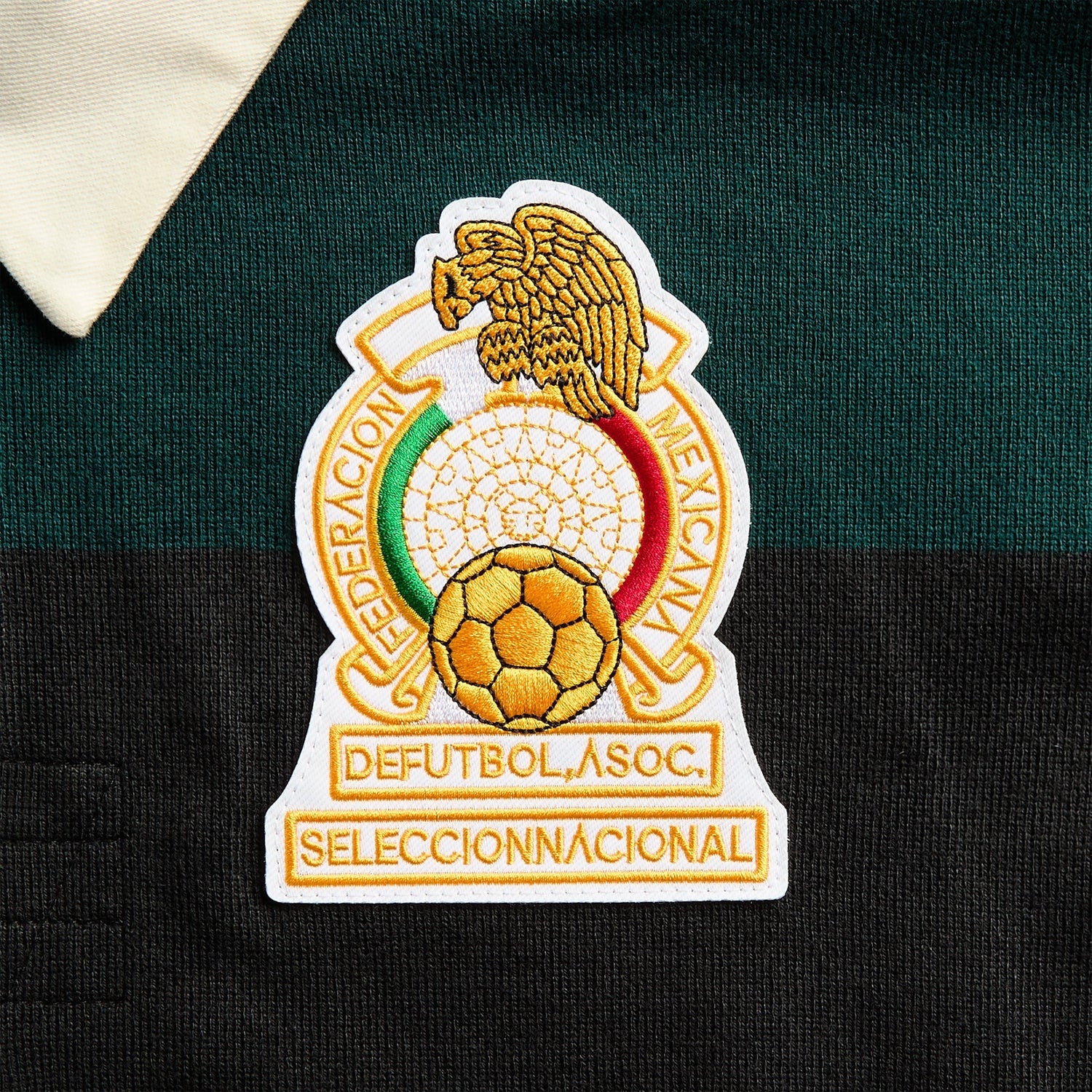 adidas x Willy Chavarria Long Sleeve Rugby Shirt - Black / Aurora Ivy