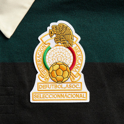 adidas x Willy Chavarria Long Sleeve Rugby Shirt - Black / Aurora Ivy