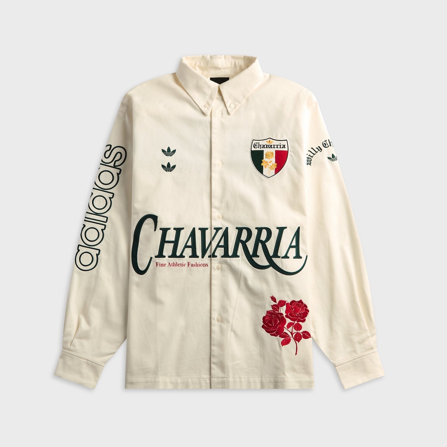 adidas x Willy Chavarria Button Up Shirt - White