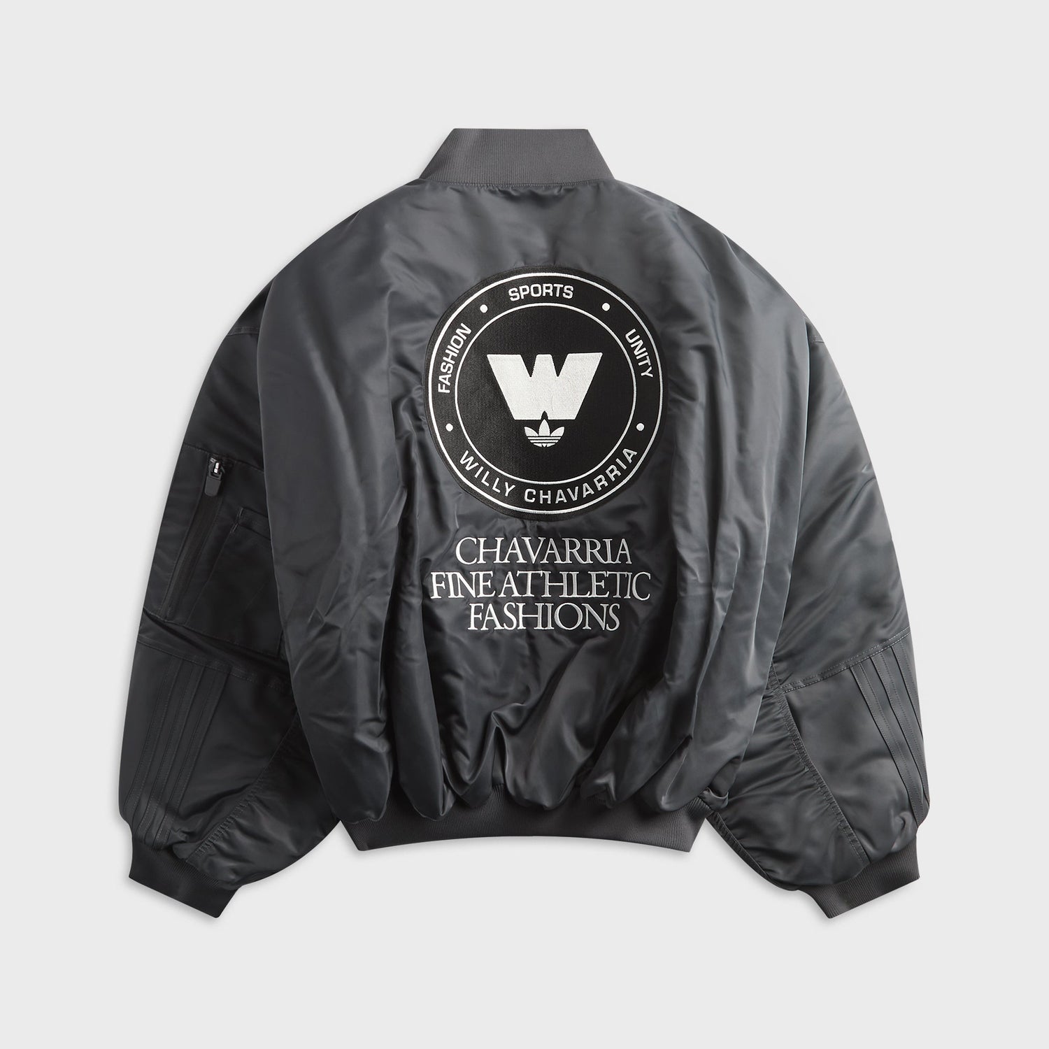 adidas x Willy Chavarria Bomber Jacket - Grey