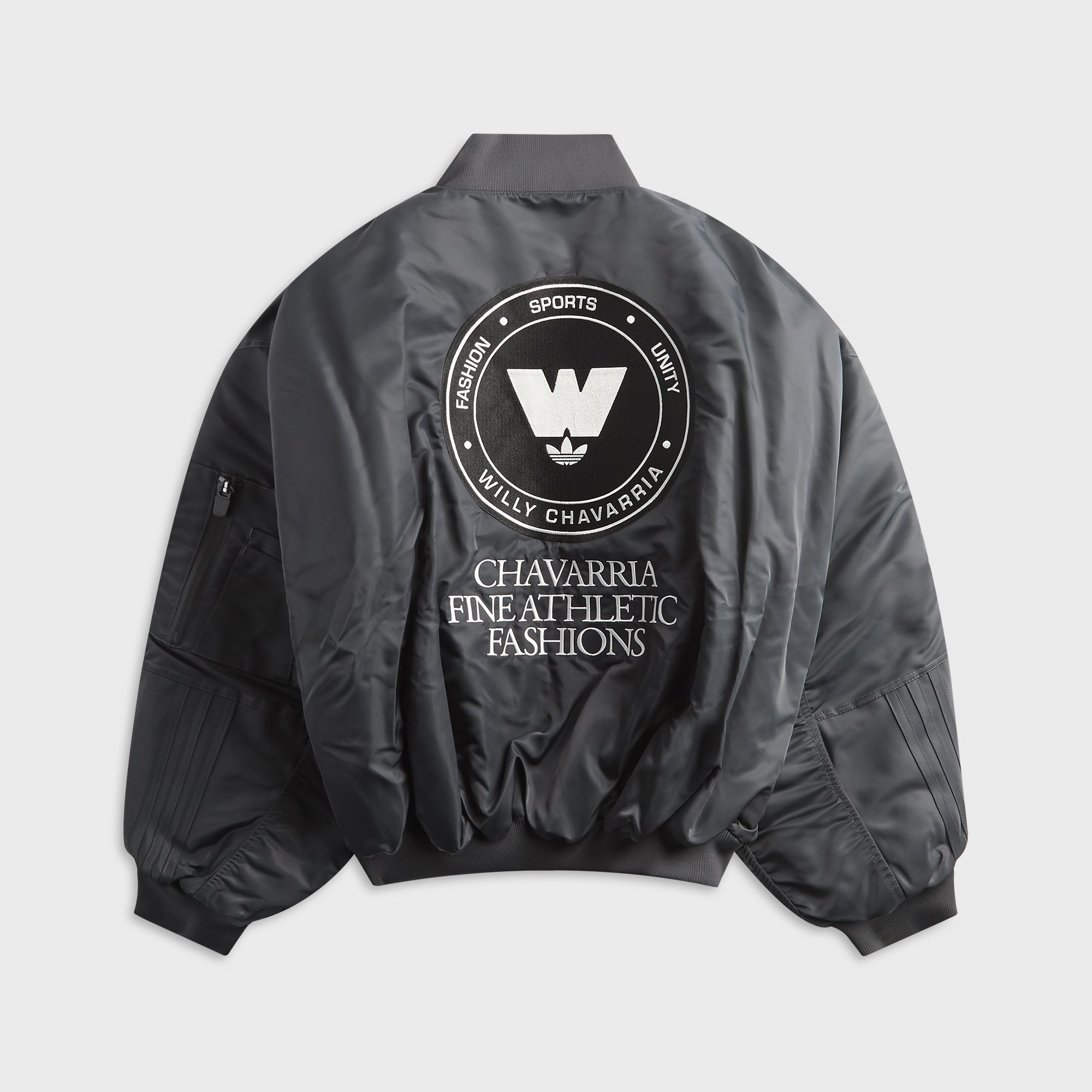 adidas x Willy Chavarria Bomber Jacket - Grey