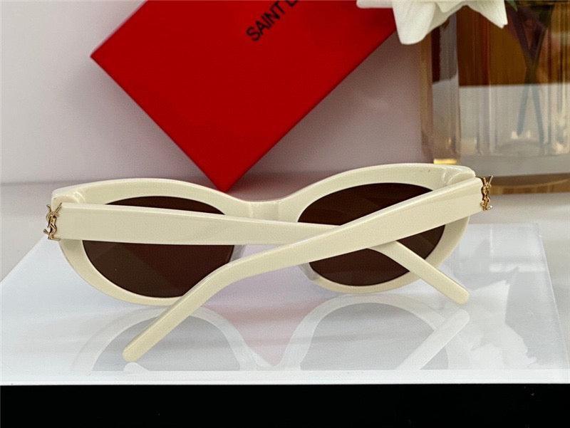 Saint Laurent Women's Monogram Hinge Narrow Cat Eye Sunglasses Women's ✨