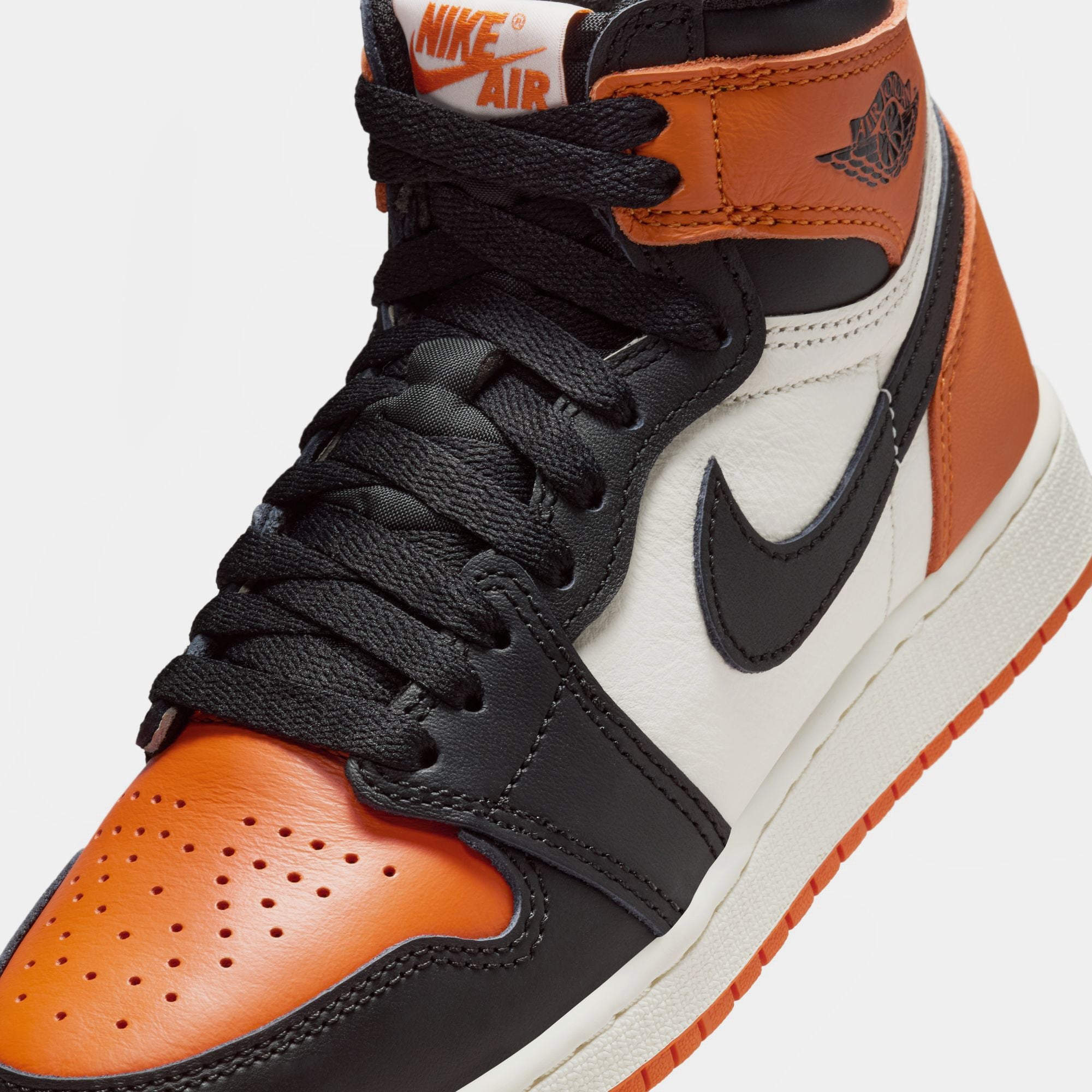 Air Jordan 1 High OG 'Shattered Backboard' (GS) - Black/Starfish
