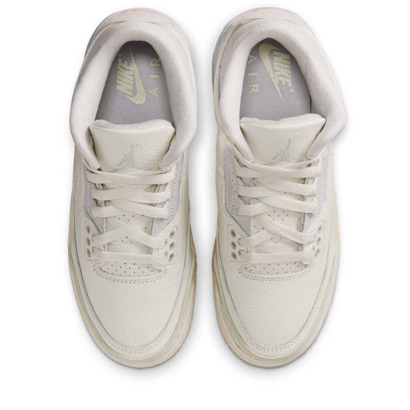 Air Jordan 3 Retro OG 'Spring Is In The Air' (GS) - Sail/Jade Aura