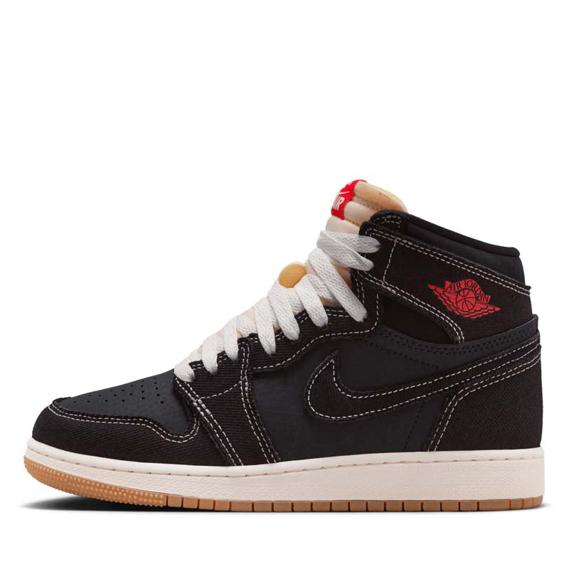 Air Jordan 1 Retro High 'Flight Club' (GS) - Black/University Red