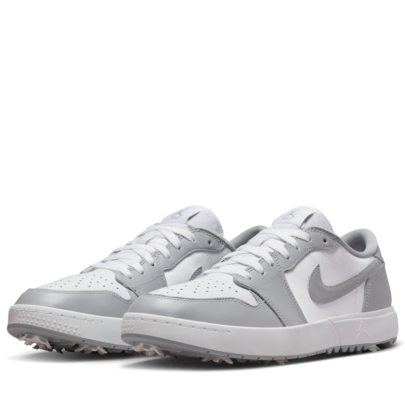 Air Jordan 1 Low Golf Spiked - Wolf Grey/White