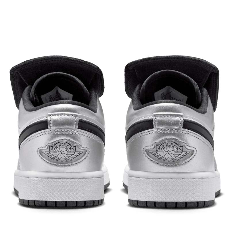 Air Jordan 1 Low SE (GS) - White/Metallic Silver