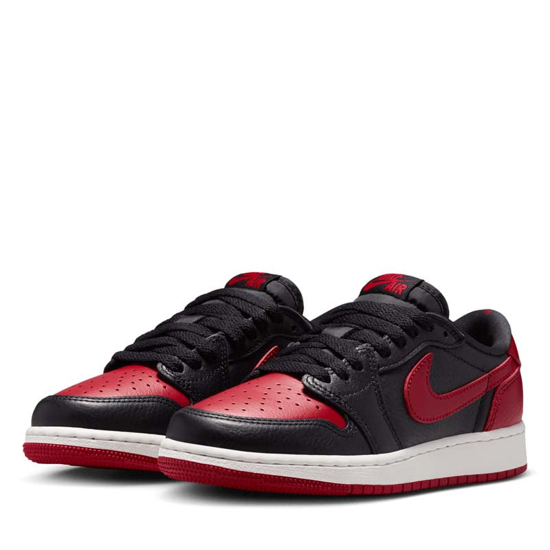 Air Jordan 1 Retro Low OG 'Banned' (GS) - Black/Varsity Red