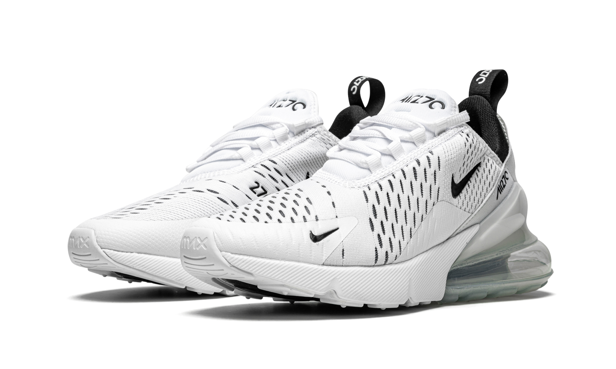 AIR MAX 270 MNS WMNS "White / Black" AH6789 100