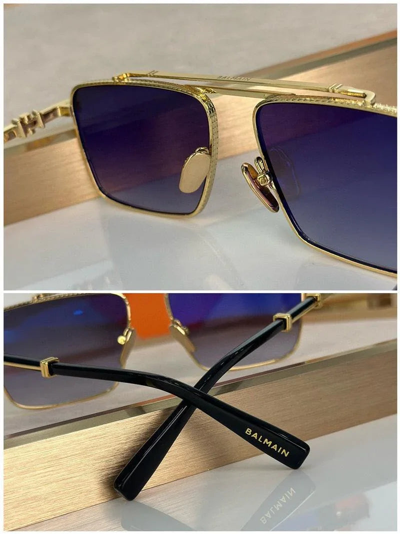 BALMAIN BPS-149C Gold-Silver Sunglasses  ✨