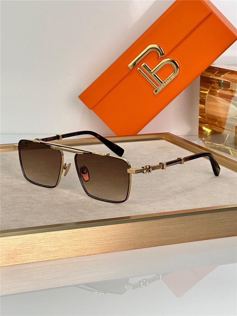 BALMAIN BPS-149C Gold-Silver Sunglasses  ✨