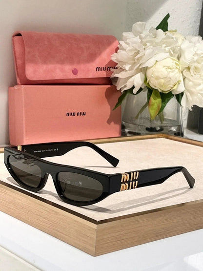 Miu Miu Glimpse oval-frame Acetate - 54 -07ZS Women&