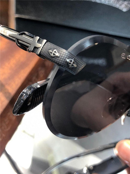 Chrome Hearts 8267 Metal frame Luxury Pilot Sunglasses🔱