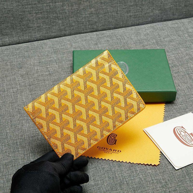 Goyard Grenelle Passport Cover In Goyardine Canvas✨