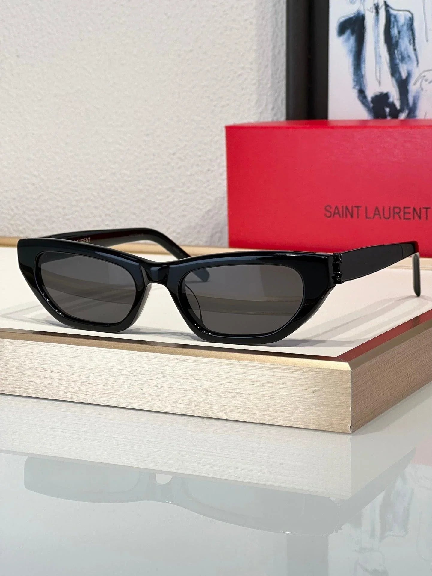 YSL Saint Laurent SL M126 cat-eye sunglasses ✨