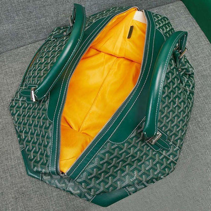 Goyard Boston 50 Bag In Goyardine Canvas Travel Bag Luggage ✨