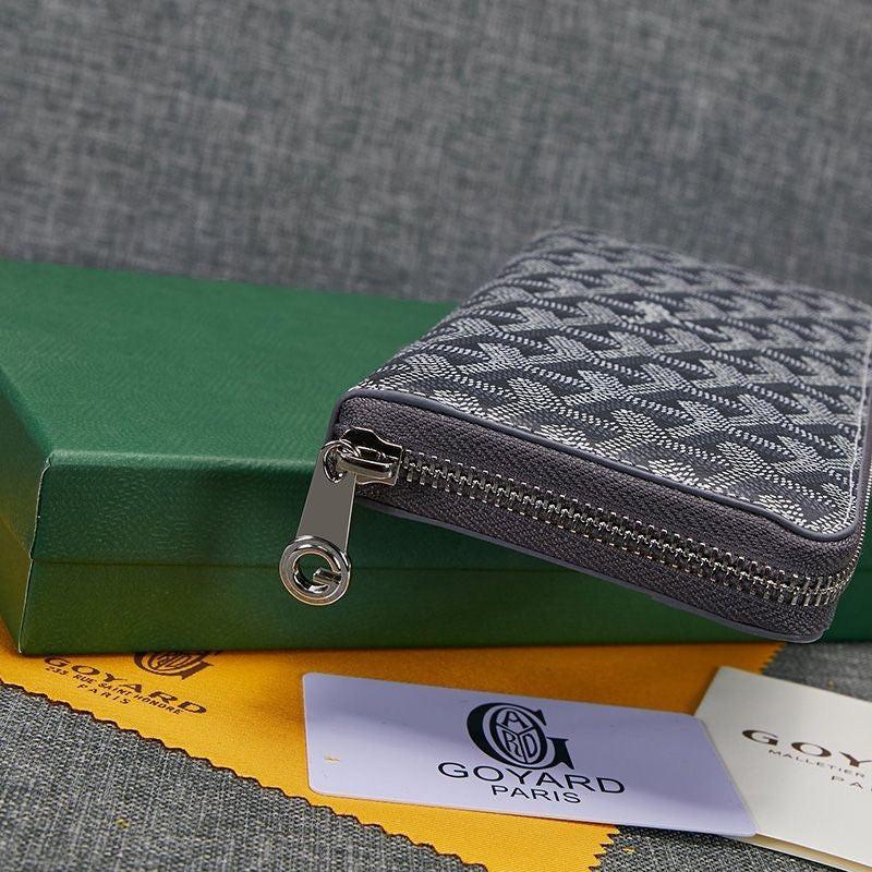 Goyard Matignon GM Zipper Wallet In Goyardine Canvas✨