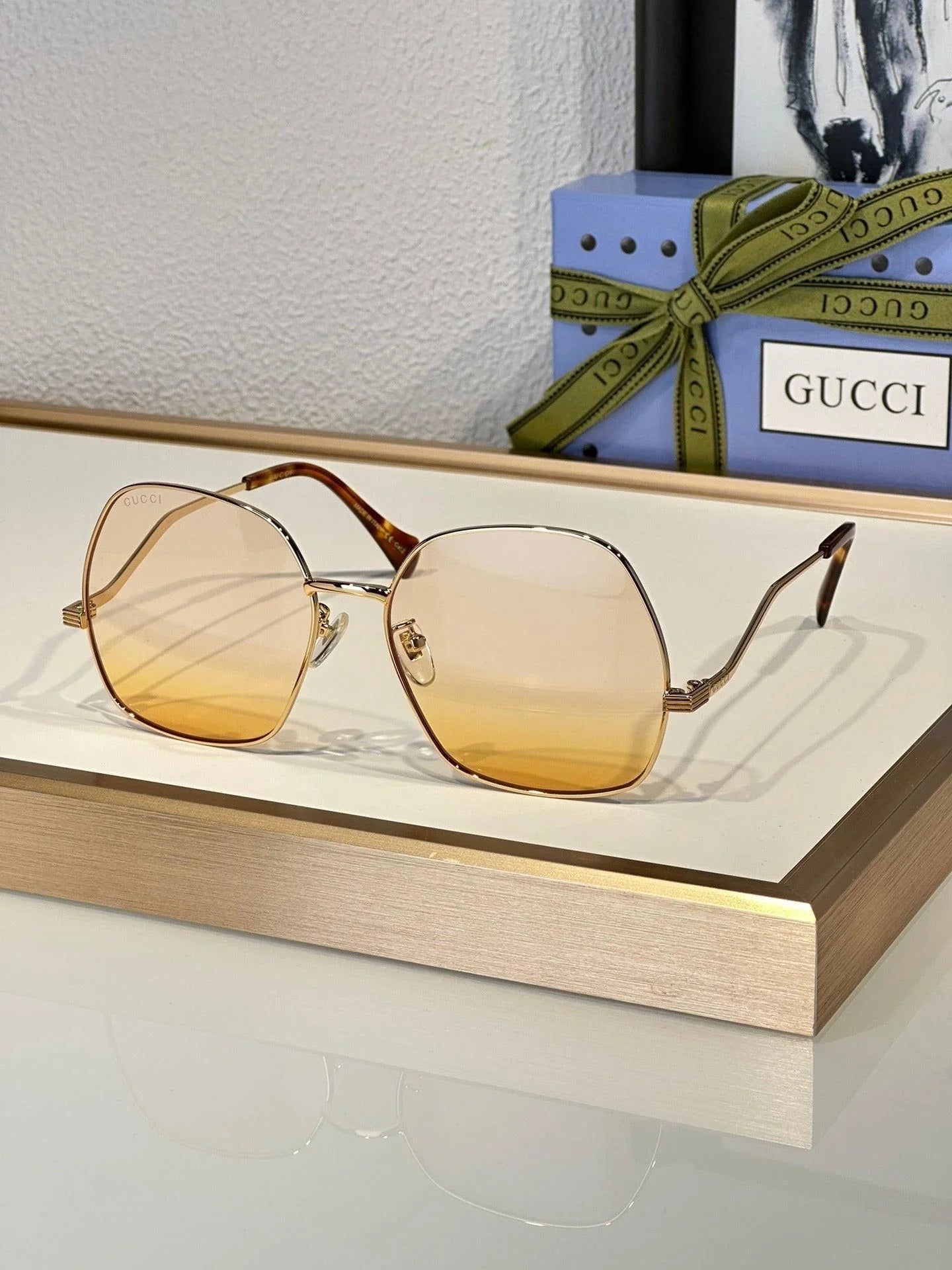 Gucci Over Size GG 0972S 2024 Women's Sunglasses ✨