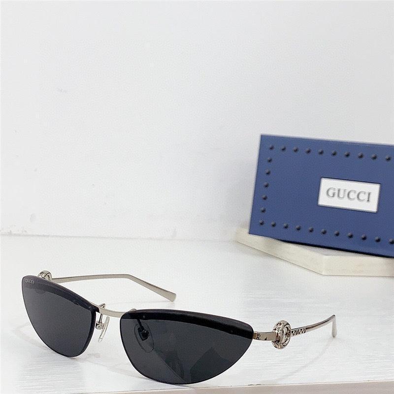 GUCCI Rectangular Frame 2024 in metal frame New Season GG1701 Sunglasses  ✨