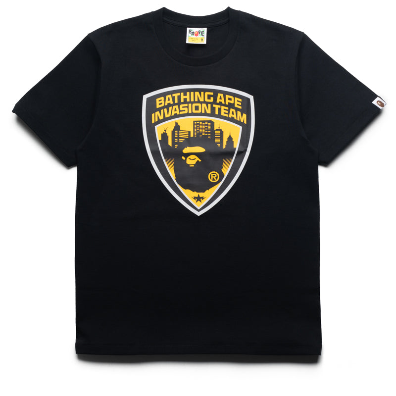 A Bathing Ape Security Emblem Tee - Black