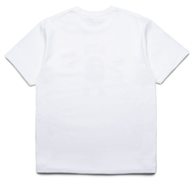 A Bathing Ape Neon Camo College Tee - White