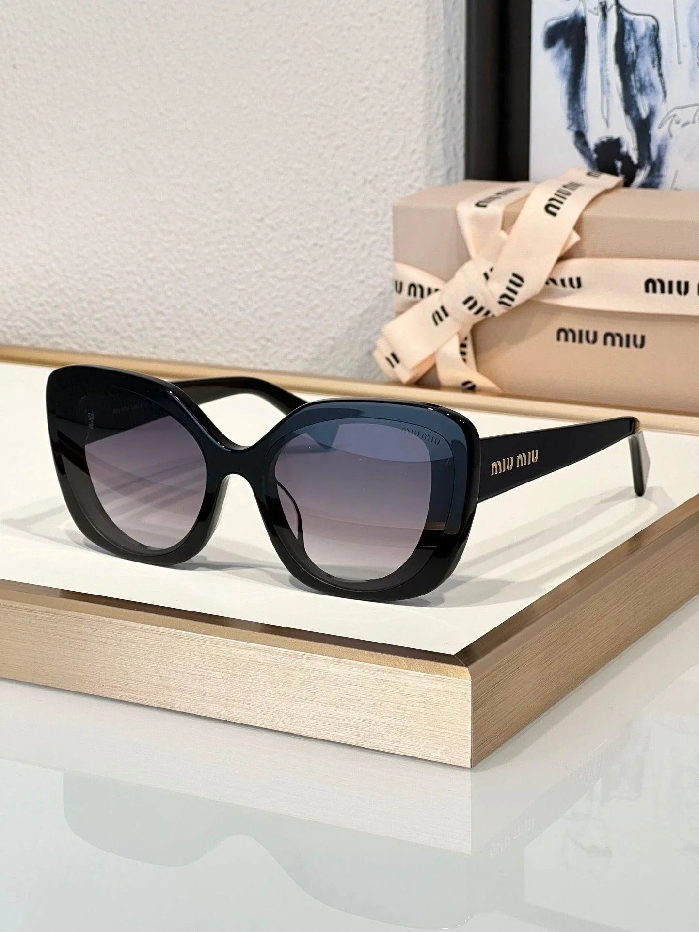 New Season Miu Miu LOGO SMU 06X Women's Sunglasses✨