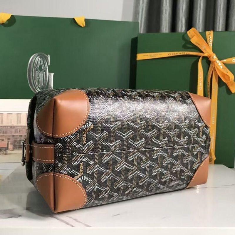 Goyard Bowling 25 Toiletry Bag In Goyardine Canvas✨