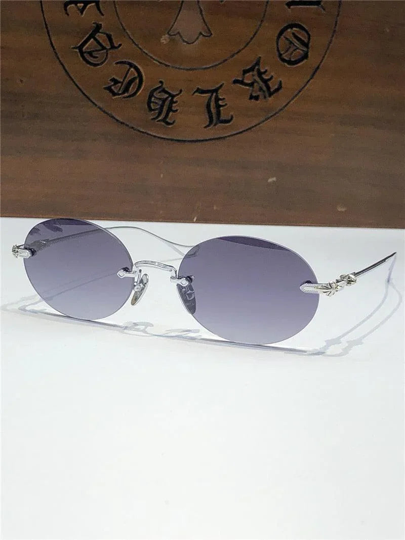 Chrome Hearts SINNERGASM oval round tinted Sunglasses✨