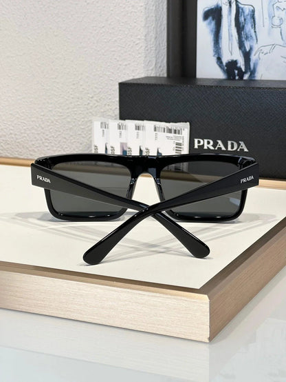 Prada PR A10S Rectangular Brown POLARISED Men&