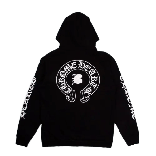 Chrome Hearts Bella Leather Patch Hoodie