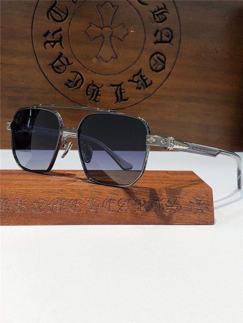 Chrome Hearts 8184 square-frame tinted sunglasses ⚜️