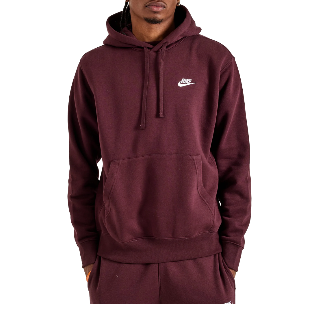 SPORTSWEAR CLUB FLEECE BURGUNDY CRUSH